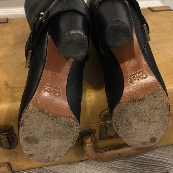 CHLOE PRINCE MID CALF PULL ON BOOT SIZE 8 - Picture 6 of 9